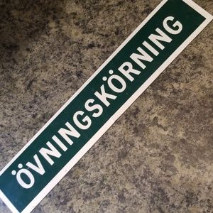 MAGNETIC student driver, car sign